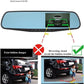 Vehicle Blackbox DVR with Full 1080 HD Touch Screen Rear View Camera