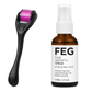 Pack of 2 FEG Hair Growth Spray Plus Derma Roller, Suitable For Both Men and Women
