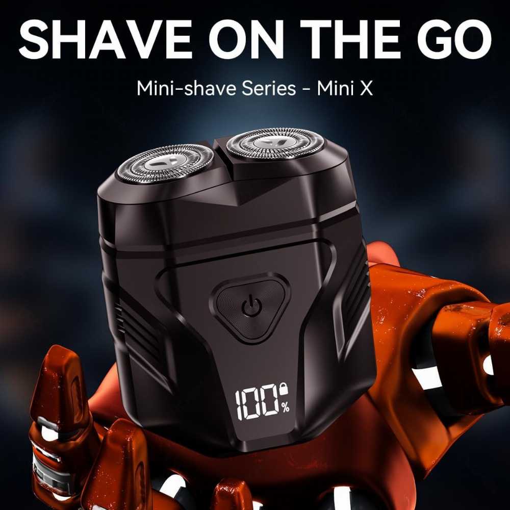 Waterproof Rechargeable Portable Shaver with Multi-Functional Display
